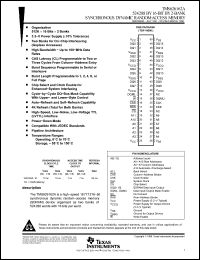 Click here to download TMS626162A Datasheet