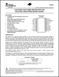 Click here to download TPA0312PWPRG4 Datasheet