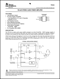 Click here to download TPA102DGNRG4 Datasheet