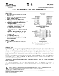 Click here to download TPA2000D1PWG4 Datasheet