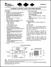 Click here to download TPA2005D1DRBQ1 Datasheet