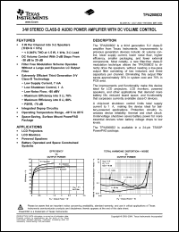 Click here to download TPA2008D2PWPRG4 Datasheet