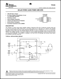 Click here to download TPA302DRG4 Datasheet