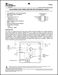 Click here to download TPA321DGNRG4 Datasheet