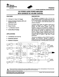 Click here to download TPA6030A4PWPR Datasheet
