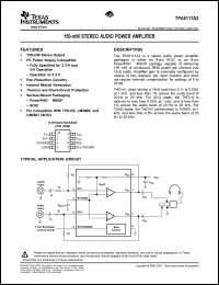Click here to download TPA6111A2DGNG4 Datasheet