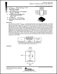 Click here to download TPS1110D Datasheet