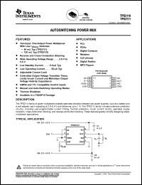 Click here to download TPS2110PWR Datasheet
