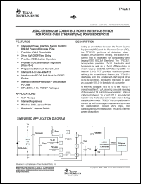 Click here to download TPS2371PWR Datasheet