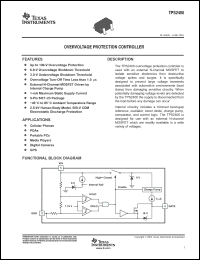 Click here to download TPS2400DBVT Datasheet
