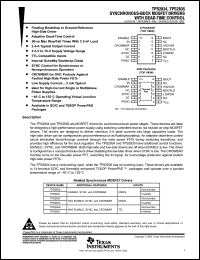 Click here to download TPS2835PWPRG4 Datasheet