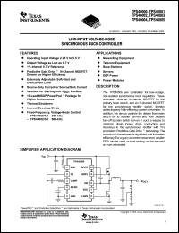 Click here to download TPS40005DGQRG4 Datasheet