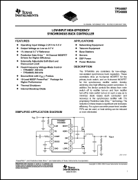 Click here to download TPS40009DGQRG4 Datasheet