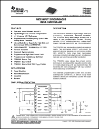 Click here to download TPS40051PWPRG4 Datasheet