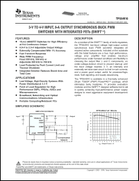Click here to download TPS54910PWPRG4 Datasheet