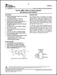 Click here to download TPS73115DBVTG4 Datasheet