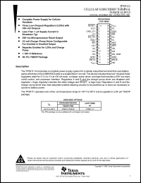 Click here to download TPS9111IPWLE Datasheet
