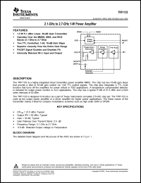 Click here to download TRF1123IRTMT Datasheet