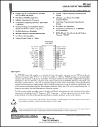 Click here to download TRF4900PWR Datasheet