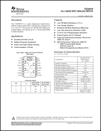 Click here to download TS3A5018DE4 Datasheet