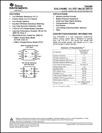 Click here to download TS5A2066DCTR Datasheet