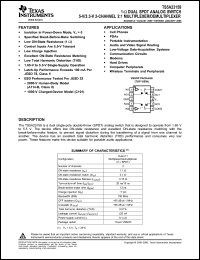 Click here to download TS5A23159DGSRE4 Datasheet