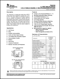 Click here to download TS5A3153DCURE4 Datasheet