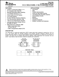 Click here to download TS5A3159ADBVTE4 Datasheet