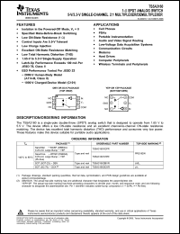 Click here to download TS5A3160DCKR Datasheet