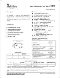 Click here to download TS5A4594DCKR Datasheet