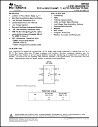 Click here to download TS5A4624 Datasheet