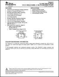 Click here to download TS5A63157DBVRE4 Datasheet