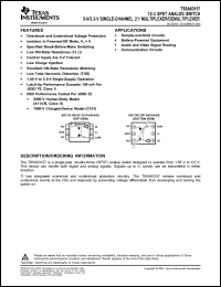 Click here to download TS5A63157DCKRE4 Datasheet