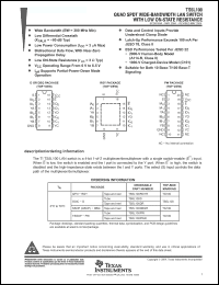 Click here to download TS5L100PWE4 Datasheet
