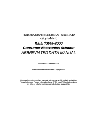 Click here to download TSB43CA42PGFG4 Datasheet