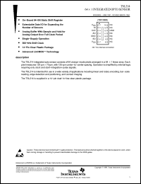 Click here to download TSL214 Datasheet