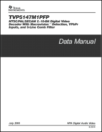 Click here to download TVP5147M1PFPR Datasheet