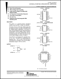 Click here to download UA741CPE4 Datasheet