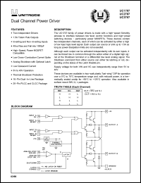 Click here to download UC2707DWTRG4 Datasheet