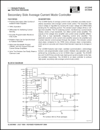 Click here to download UC2849DWG4 Datasheet
