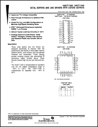 Click here to download 54ACT11240FK Datasheet