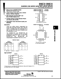 Click here to download SN54BCT125FK Datasheet