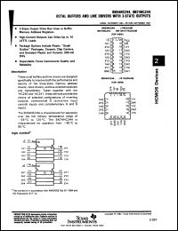 Click here to download SNJ54HC244FH Datasheet