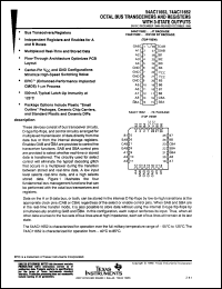 Click here to download 74AC11652J Datasheet