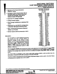 Click here to download 54ACT16544WD Datasheet