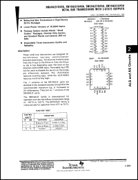 Click here to download SN54ALS1640FH Datasheet