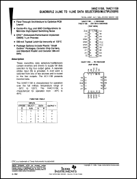 Click here to download SNJ54AC11158J Datasheet