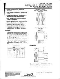 Click here to download 54AC11258J Datasheet