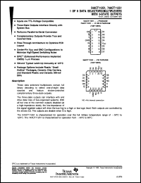 Click here to download SNJ54ACT11251J Datasheet