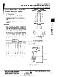 Click here to download SN74HC153FN Datasheet